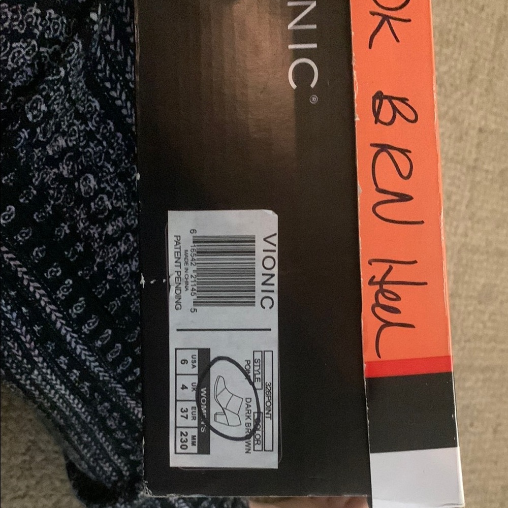 Vionic Point Dark Brown Heeled Ankle Booties With… - image 4